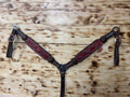 Overlay Breastcollar - Red & Gold