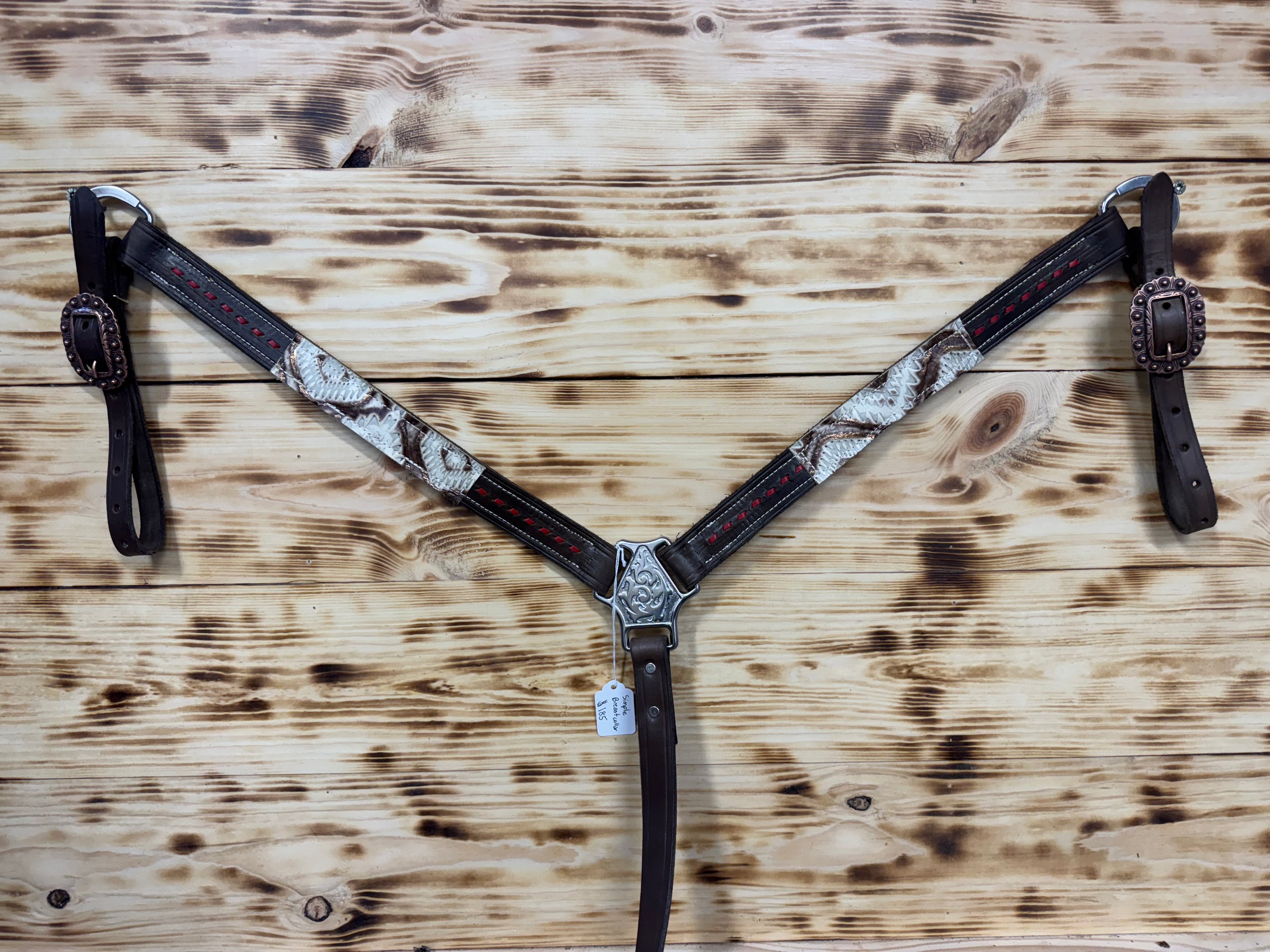 Simple Breastcollar w/ Overlay and Buckstitch