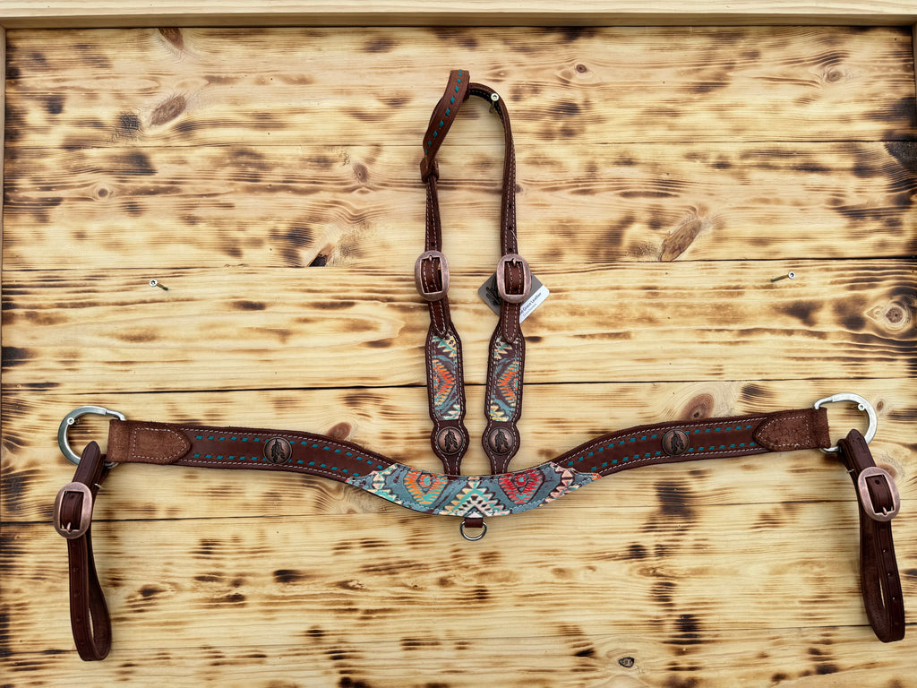 Overlay Set - Tripping Collar and One Ear Headstall
