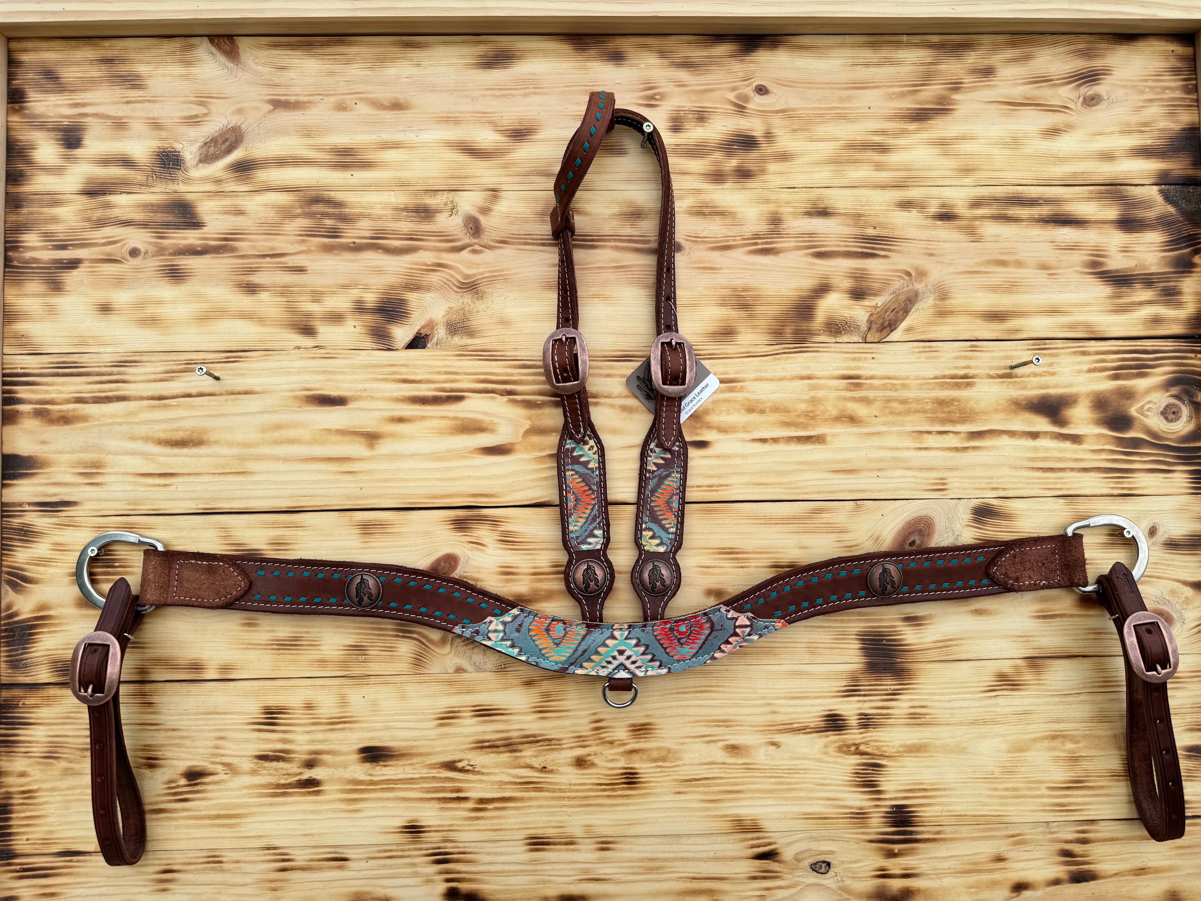 Overlay Set - Tripping Collar and One Ear Headstall