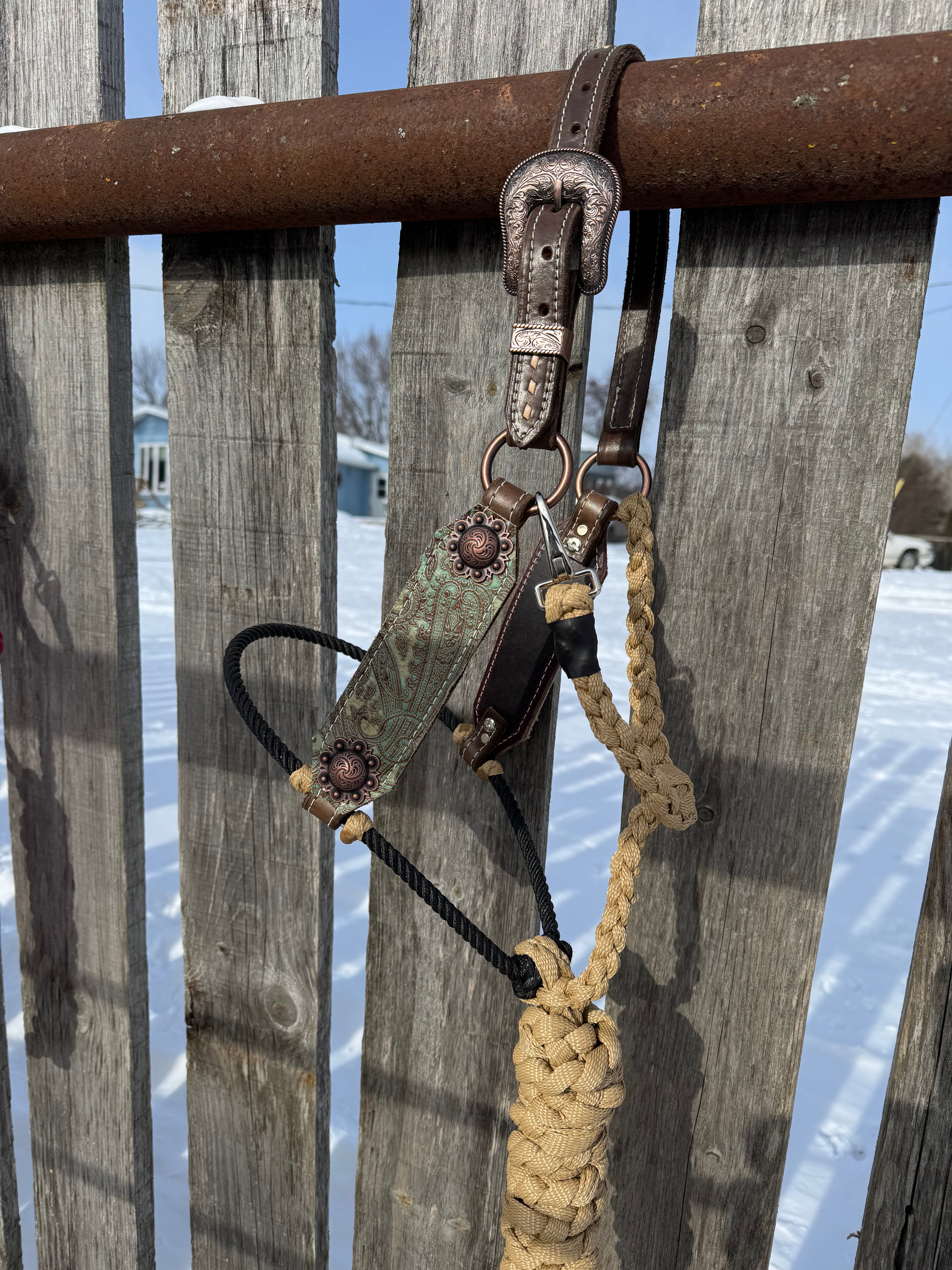 Lariat Halter - Sand